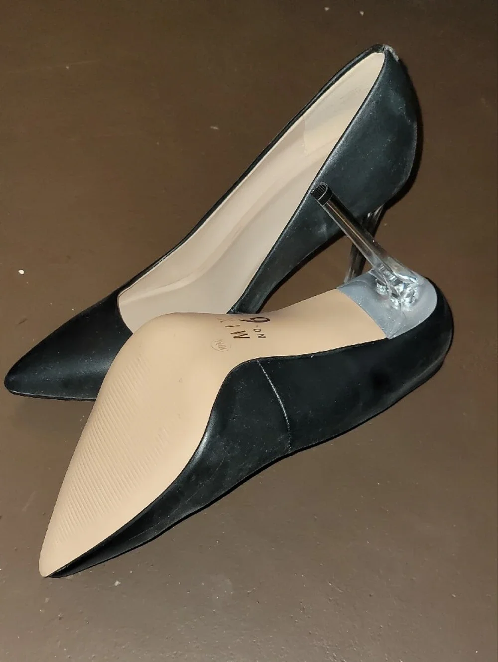 Mix No. 6 Sleek Black Pointed-Toe Pumps